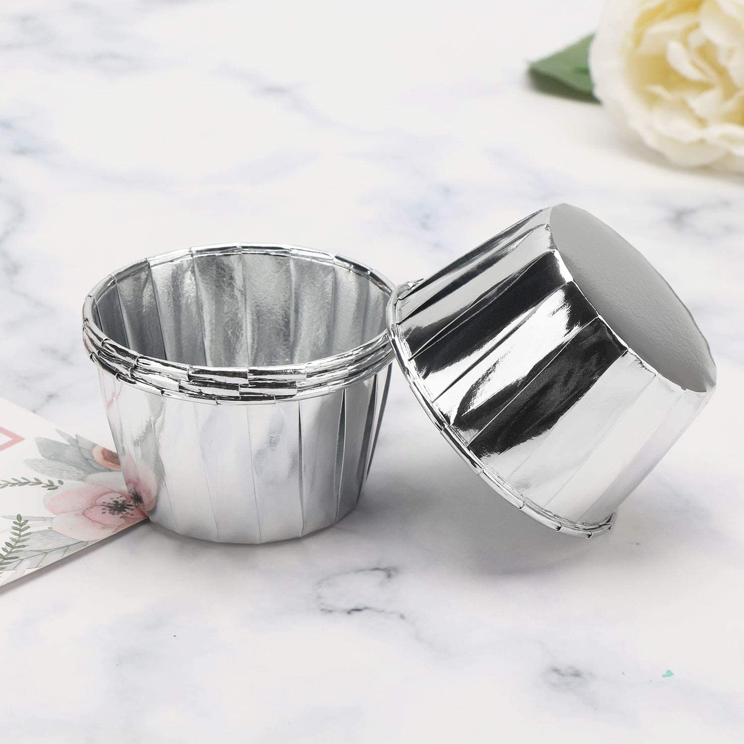 Aluminum 12 Cup Muffin Pan - Disposable Aluminum Cupcake Pans