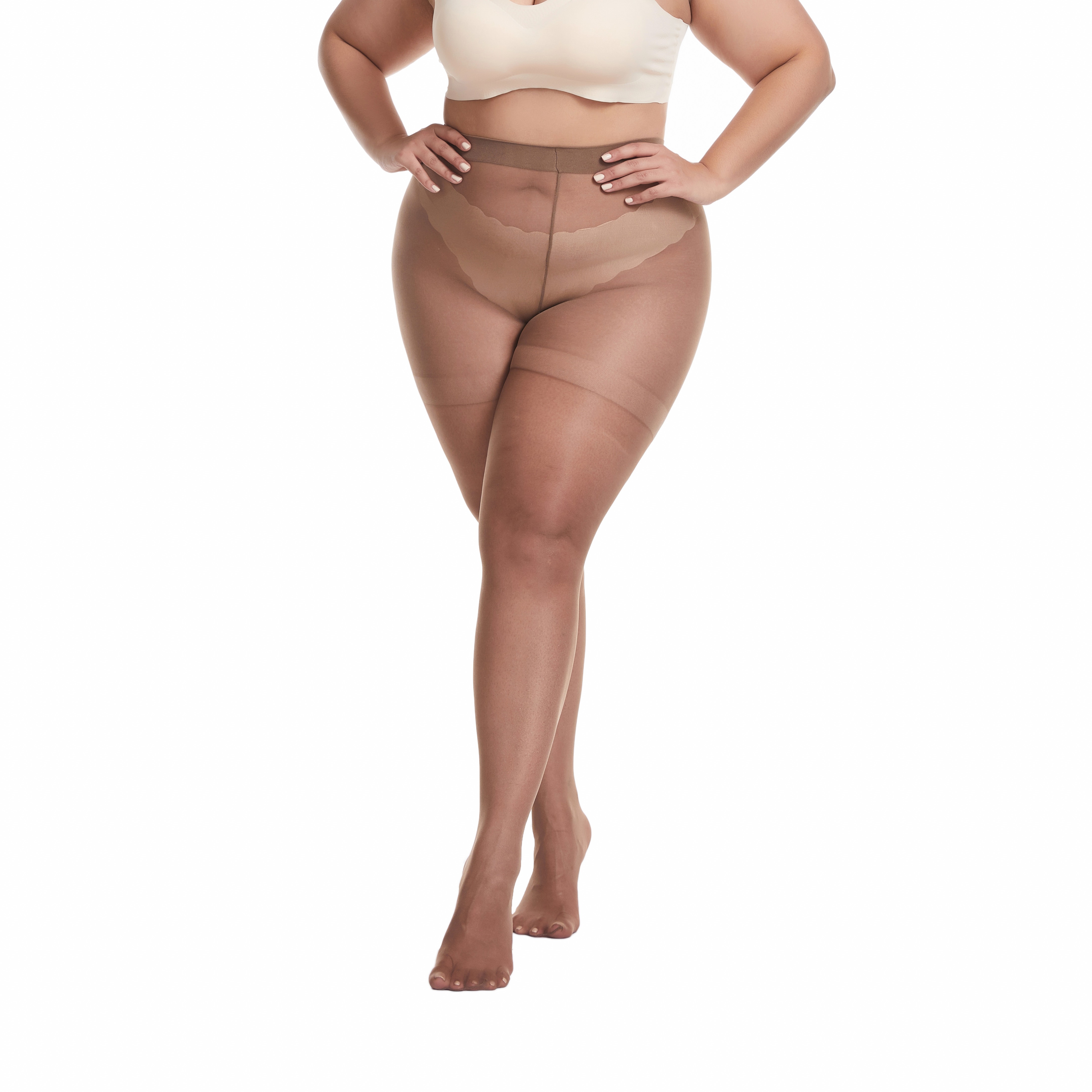 Sheer Pantyhose Plus Size - 2 Pack 20D Ultra Durable Thailand