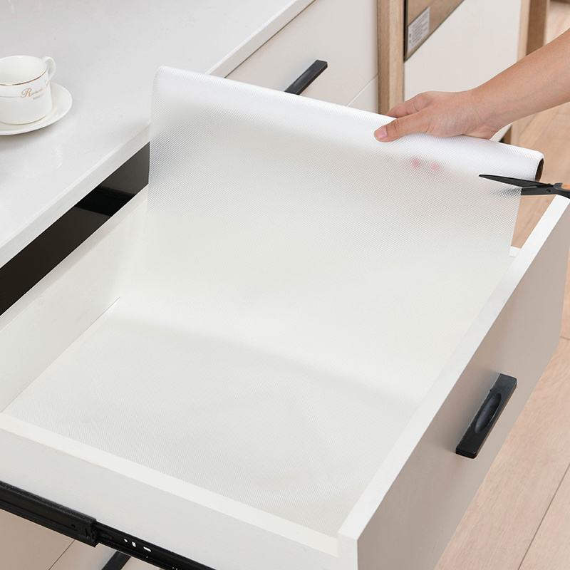 New Kitchen Non-Toxic Shelf Liner Drawer Liner Cabinet Anti-Slip Mat Roll -  Sellersunion Online
