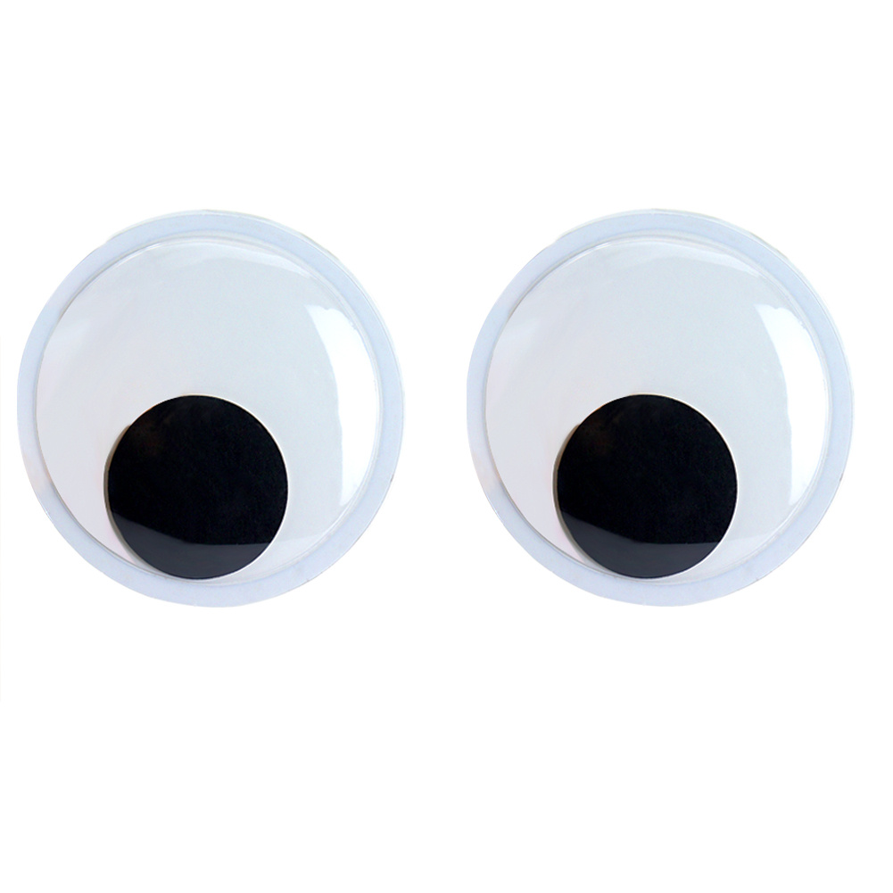 Giant Wiggle Eyes With Self Adhesive Black White Googly Eyes - Temu