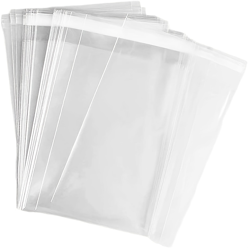 50pcs Small Plastic Bags - Mini, Thick & Transparent - Perfect for Jewelry,  Pills, Food & More!
