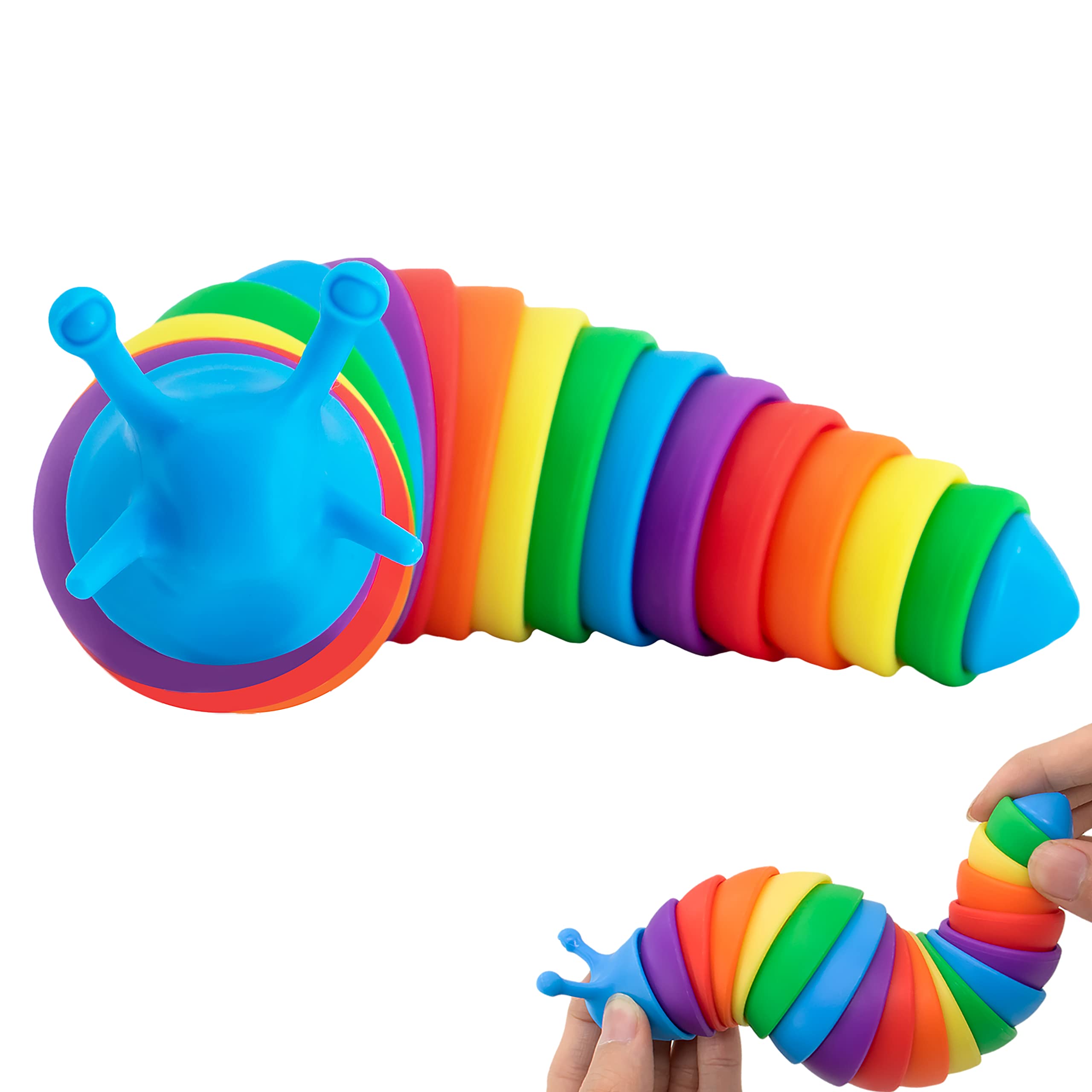 Crawl Fun Colorful Articulated Fidget Toy Perfect - Temu Australia