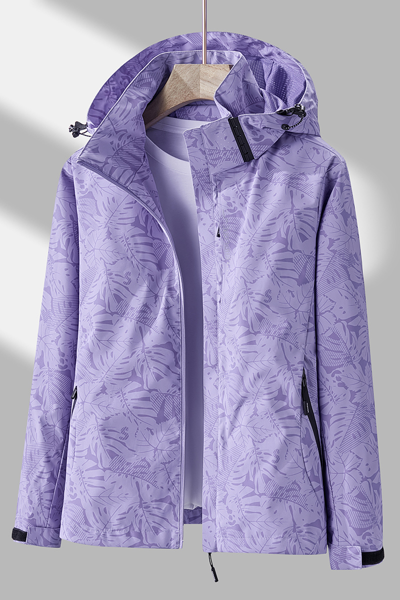Outdoor With - Windproof Camouflage Temu Jacket: Rainproof Women\'s