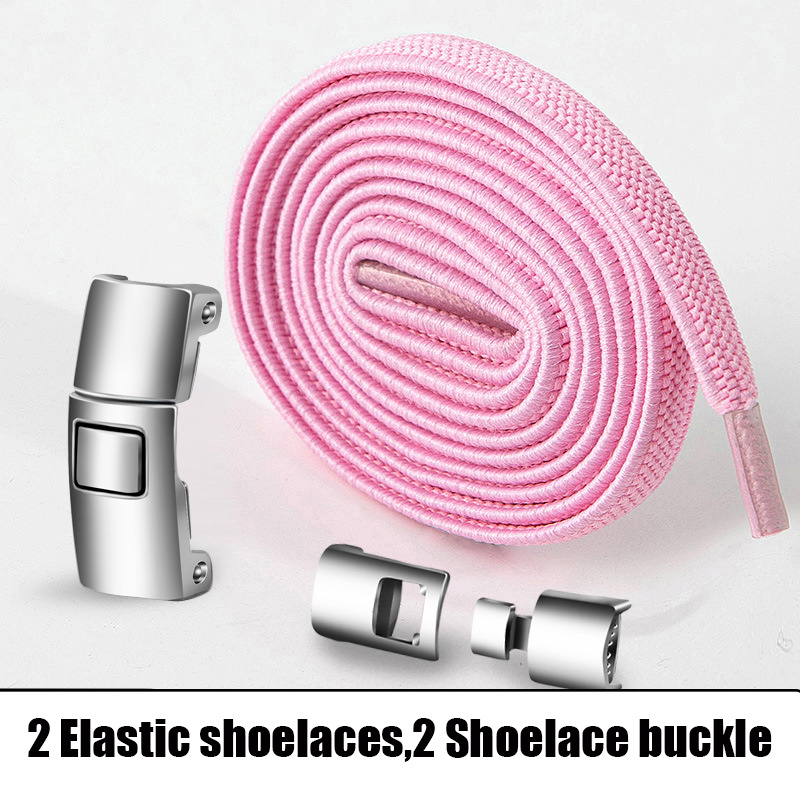 10pcs Buckle Lock Shoe Laces Elastic Lazy Shoelaces Ties Shoelace Screw  Locks Ac