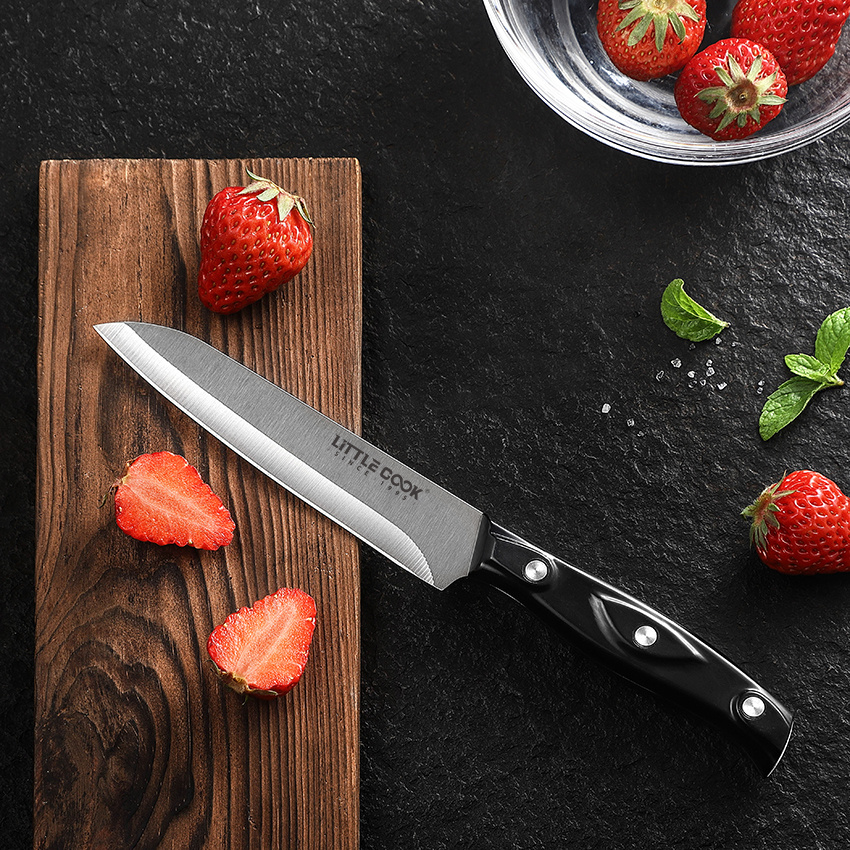 Premium Ceramic Knife 4 inches, Kitchen Paring Knife - Ultra Sharp Fruit  Knife for Vegetable Food with Hippo Shaped Cover, Small Portable Pairing
