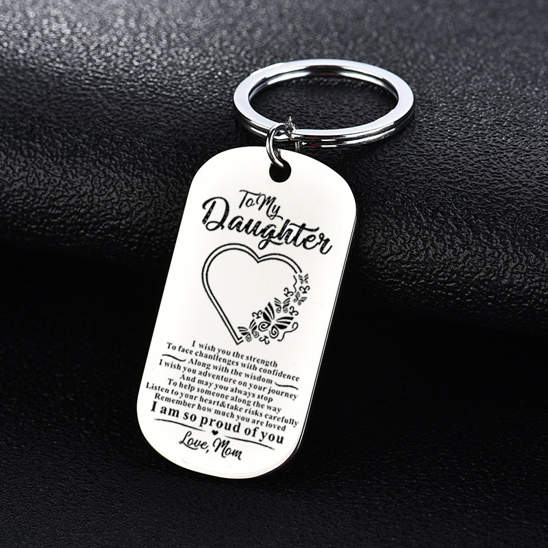 If I Could Give You One Thing In Life Special You Are To Me Personalized Key Chain - Engraved ROUND - Foto 9