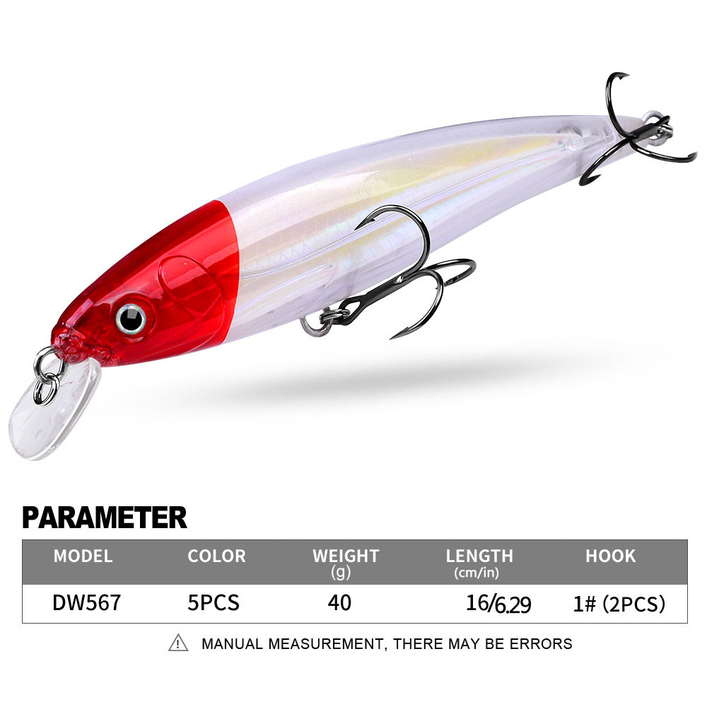 Minnow Hard Baits Long Casting Fishing Lures - Temu