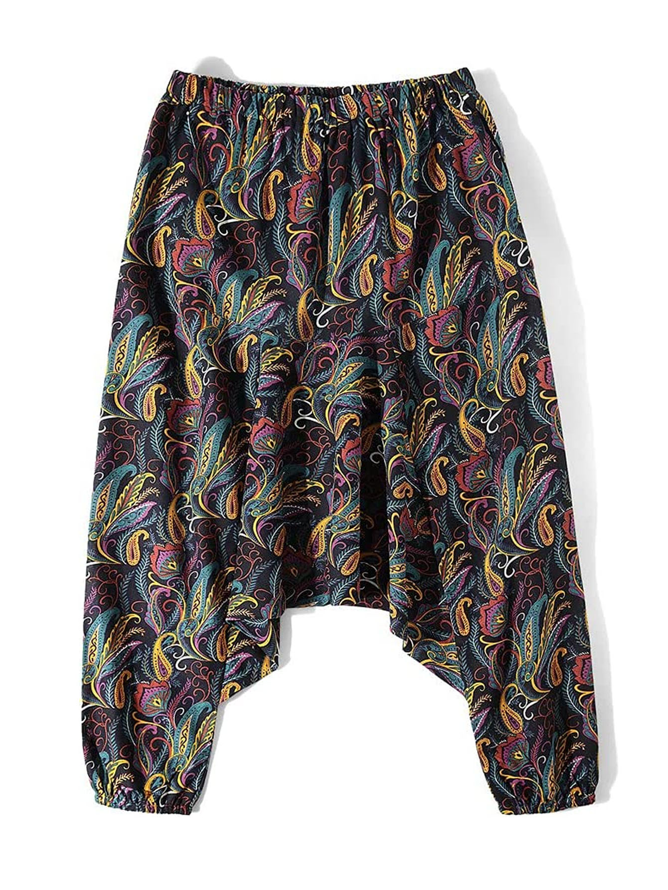 Men’s Tribal Harem Pants – 100% Cotton - Cosmic Serenity Shop