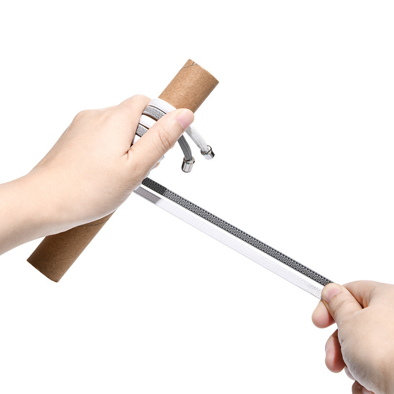 Elastic No-Tie Shoelaces for Sneakers - Quick-Lock Twist-On Design, Lightweight Breathable Mesh Lace-Up Shoes in Beige, Light Blue, Green, Orange, Black & Gray, Sneakers for Adults, Casual Footwear, Modern Sneakers, Durable Footwear