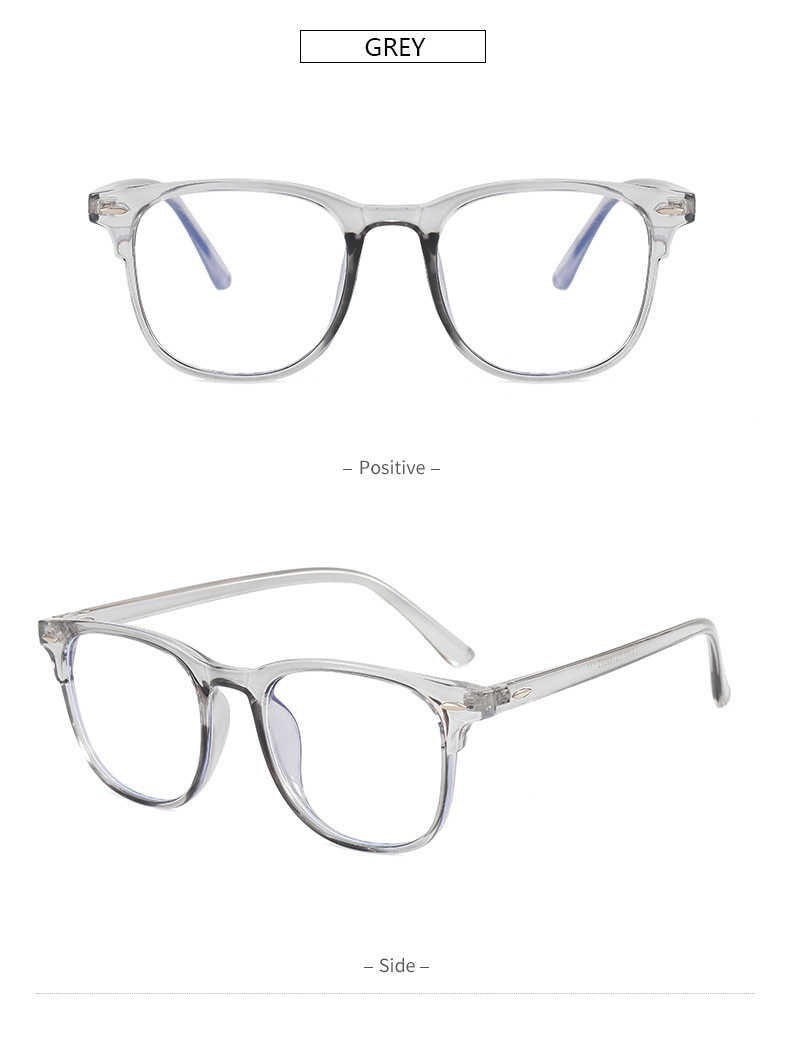Multicolor Women's Transparent Glasses Frame Round Frame Temu