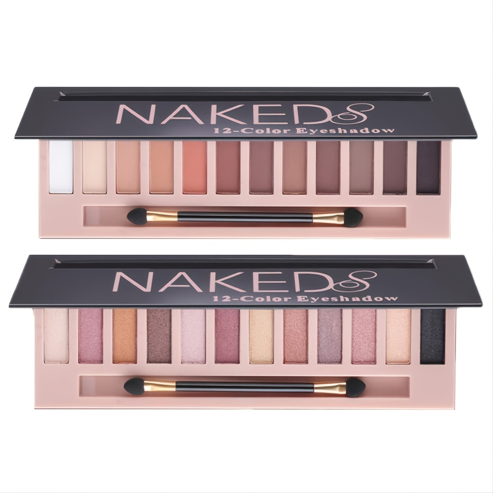 

1pc 12 Colors Makeup Nude Colors Eyeshadow Palette Natural Nude Matte Shimmer Glitter Pigment Eye Shadow Palette Set Waterproof Smokey Professional Beauty Makeup Kit