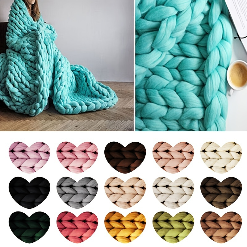 160g 36M Wool Yarn Single Strand Coarse Wool DIY Knitting