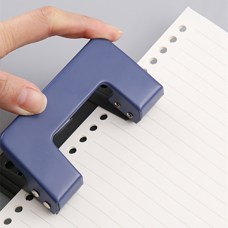 3 Hole Punch, Portable Ring Binder 3 Hole Punch, Paper Puncher with  Integrated R