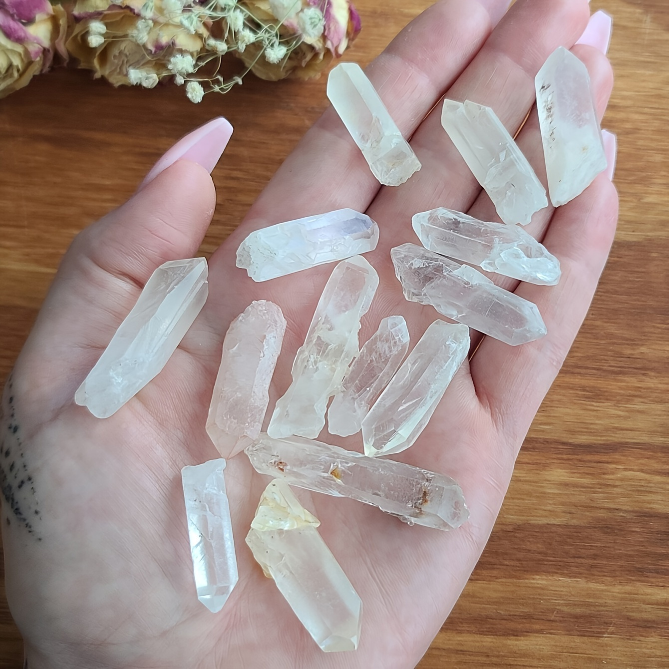 Large Quartz Crystal Shard Points, Imperfect Bulk Crystals Clothing