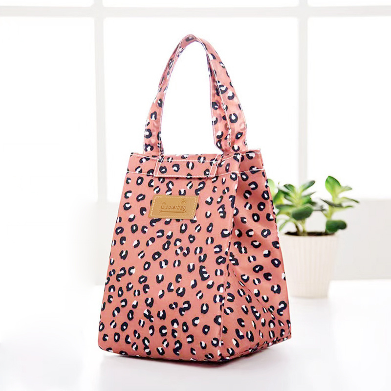 Leopard Thermal Lunch Bag Portable Insulated Cooler Bag - Temu Portugal