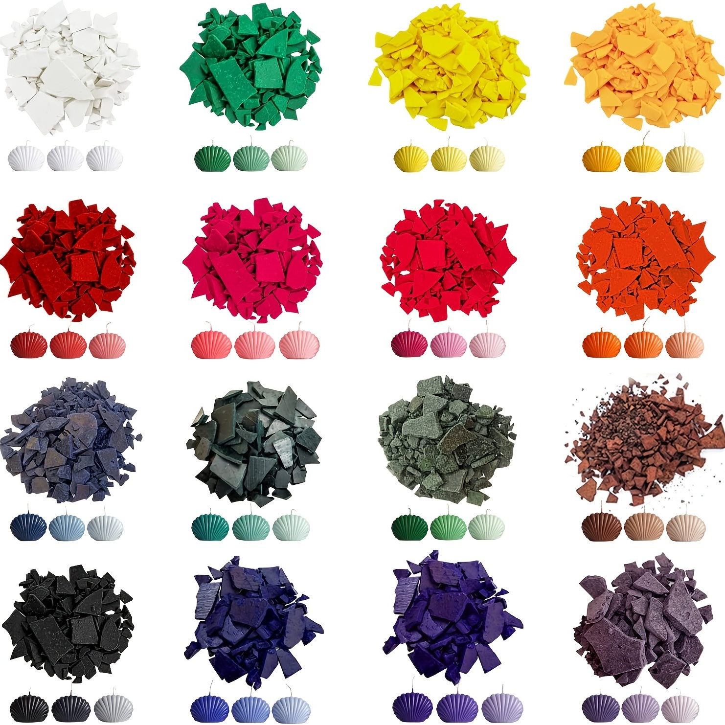 10g (21 Colores) Diy Tinte Velas Aromaterapia Bloque Color - Temu
