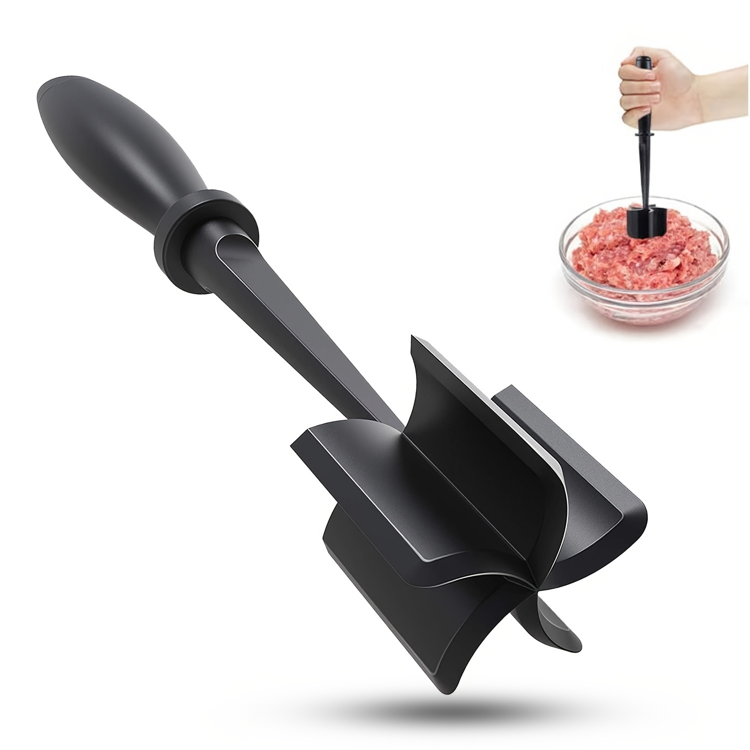1pc Meat Chopper, Hamburger Chopper, Minced Meat Chopper, Kitchen Mince