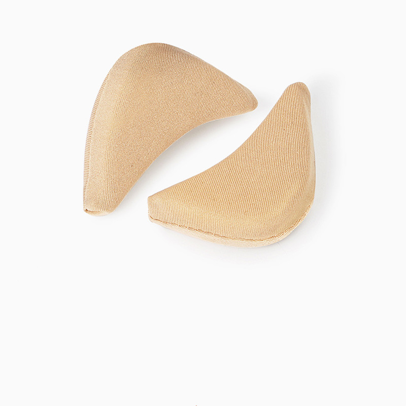 1 Pair Ultra-Soft Forefoot Cushion Pads for High Heels - Anti-Pain, Knit Polyester Fiber, Toe Protection Adjustment Insoles with Code and Toe Design, Foot Pads