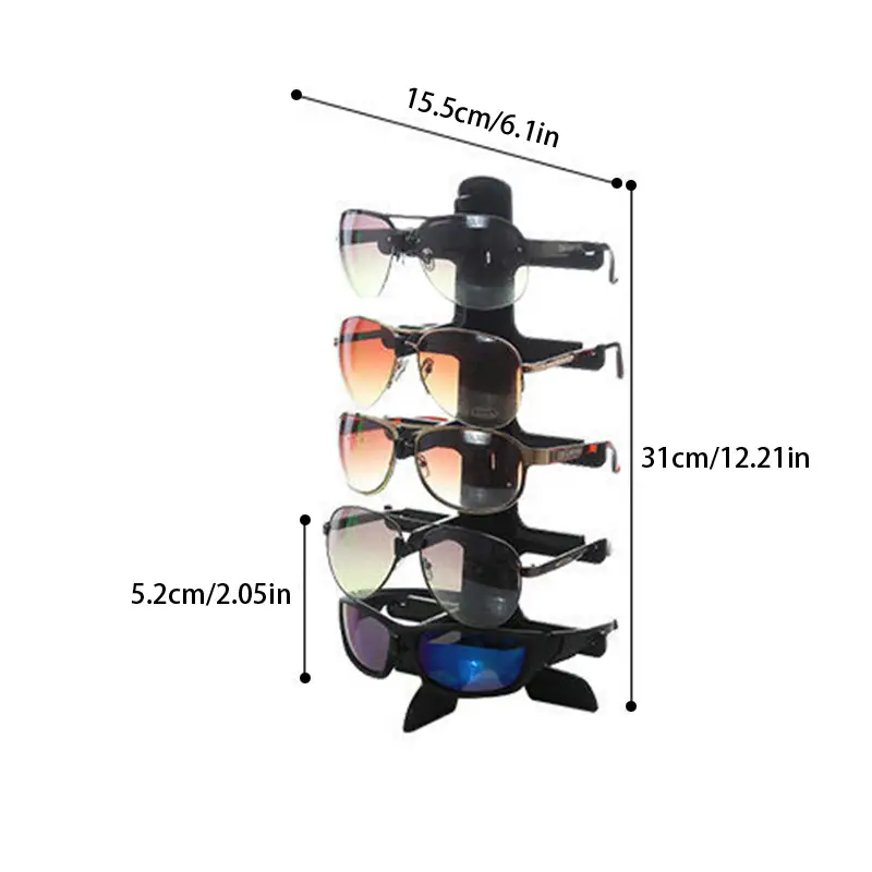 1pc Abnehmbares Brillenregal,  Brillen-Sonnenbrillen-Aufbewahrungsregal-Halter-Organisator-Fall