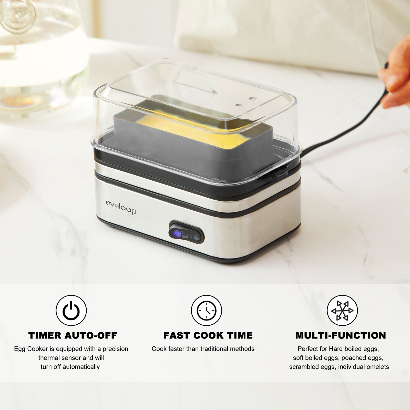 HYS Smart Fried Egg Cooker quickly and easily gives you fried eggs whenever  you want them » Gadget Flow