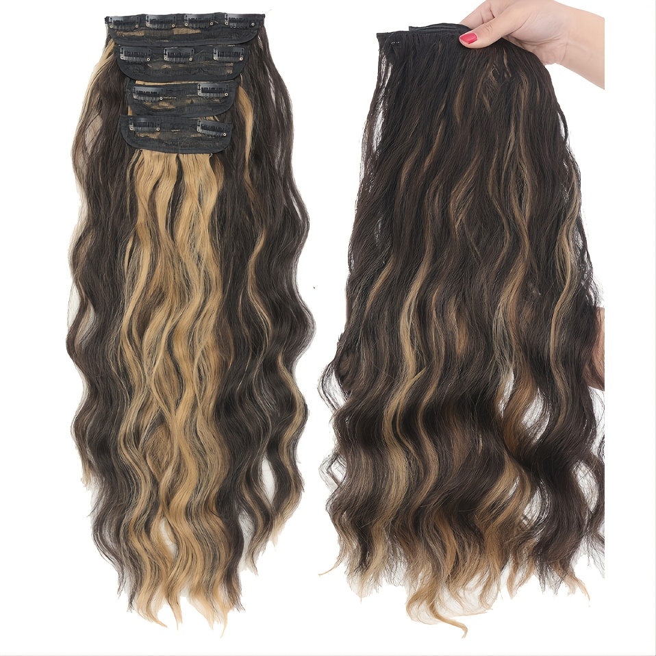 Human hair extensions clip in clearance cheap