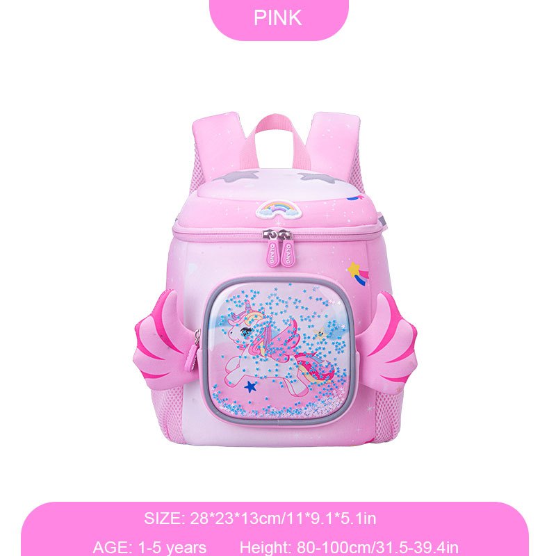 Mochilas Escolares Para Niñas Unicornio 12 Pink Mochila De Escolar 2 3 4 5  Años
