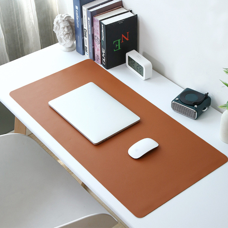 Rubber Plus Leather Mouse Pad Simple Leather Desk Pad Mouse Temu