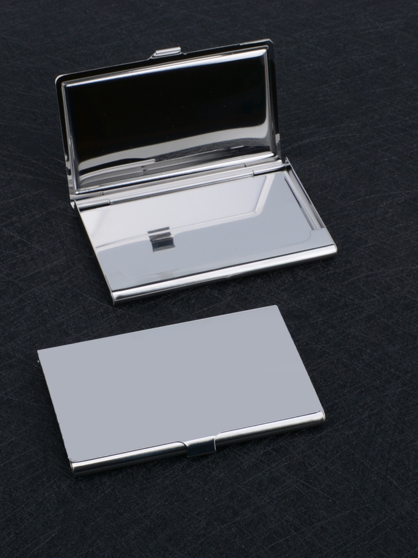 Elegant Stainless Steel Business Card Case Perfect For The Temu