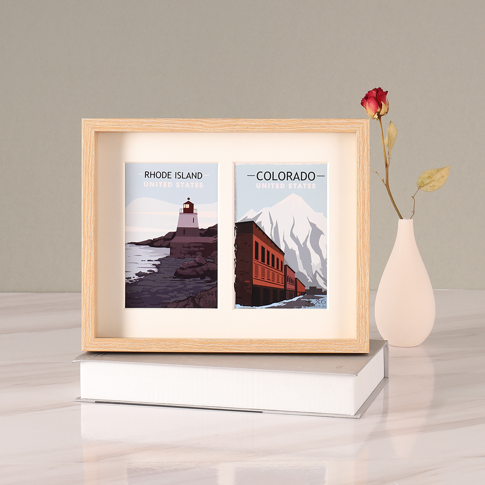 Wooden Photo Frame Pendulum Office Desktop Mounted Photo Temu