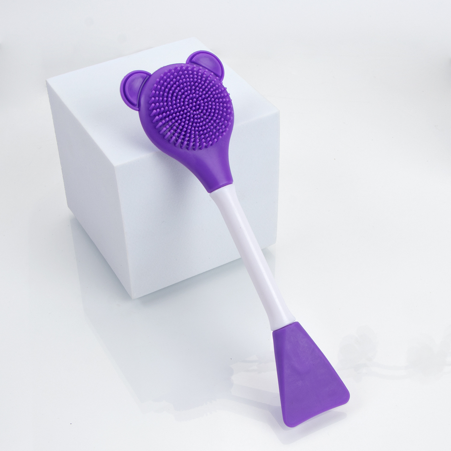 Manual Silicone Cleansing Massage Brush Face Mask Brush Temu
