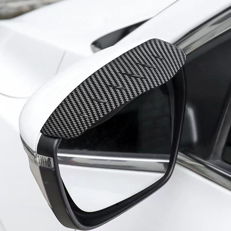 Auto-Rückspiegel Regenschutz Augenbraue, Kohlefaserkorn