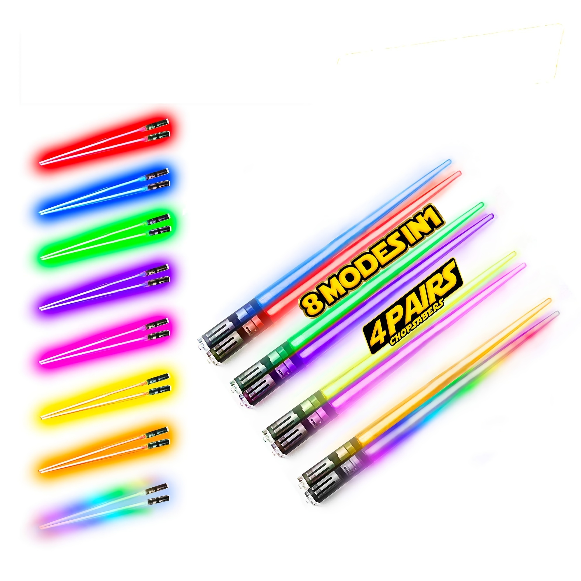 Lightsaber Light Up Led Chopsticks Glowing Light Saber Chop Sticks
