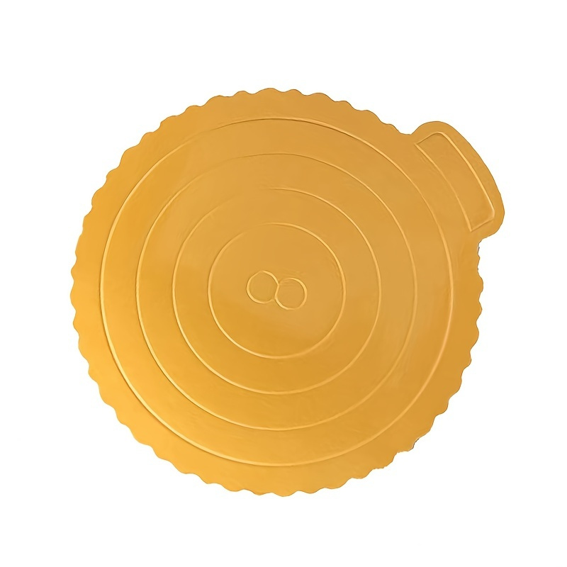 Set Round Cake Board Round Cardboard Base 8 Inch Gold Cake Mat Birthday 