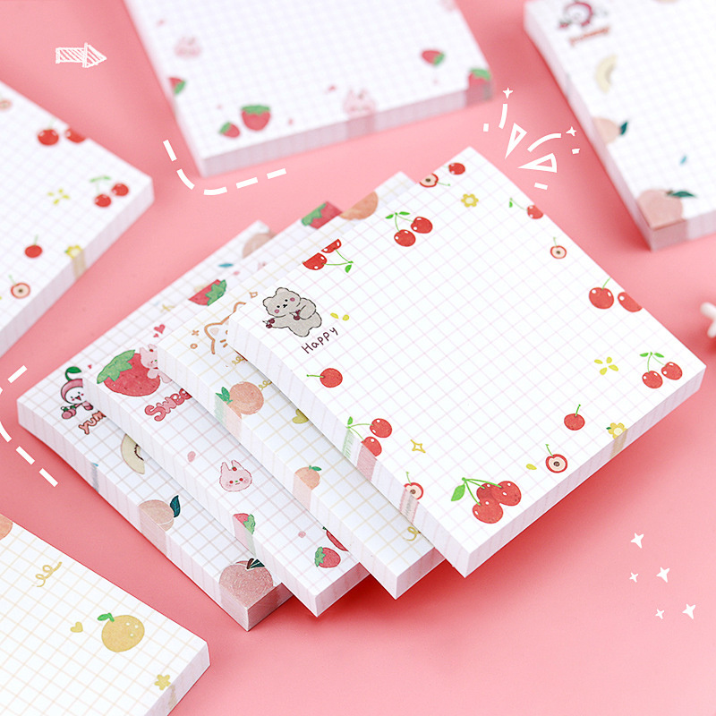 Cute Fruit Sticky Note Cute Pad Temu