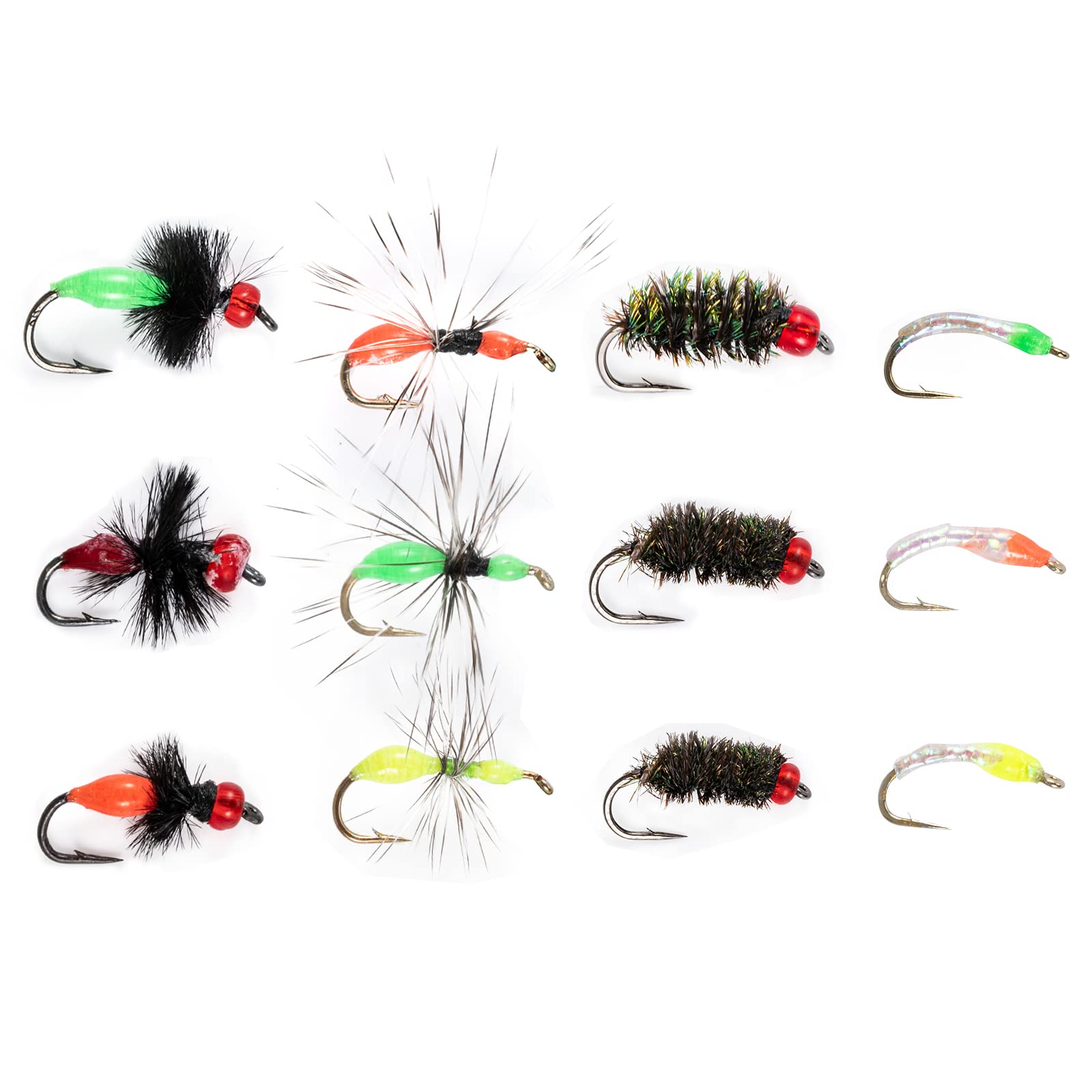 20pcs Fly Bait Kit With Fly Box, Dry/Wet Fly, Handcrafted Fly Fishing Lure,  Streamer For Trout Bass Salmon