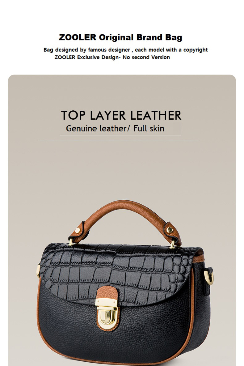 In Stock ! Hot ZOOLER Original Brand Full Genuine Leather Women