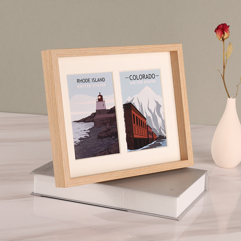 Wooden Photo Frame Pendulum Office Desktop Mounted Photo Temu