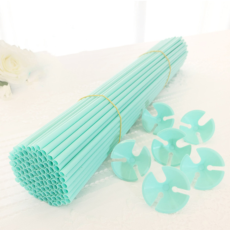100PCS Plastic 32cm 40cm Latex Balloon Stick and Cup Macaron Balloons  Holders Rods Wedding Party Balloon Stick Holder for Foil - China Decoration  and Wedding Arrangement price