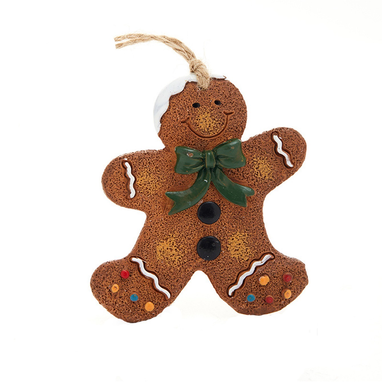  SAFIGLE Mini Gingerbread Man 120 Pcs Christmas Resin