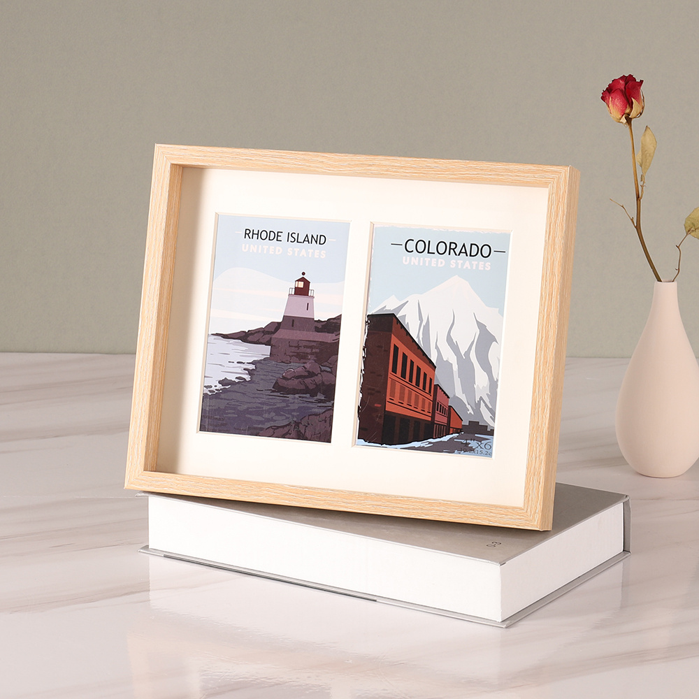 Wooden Photo Frame Pendulum Office Desktop Mounted Photo Temu