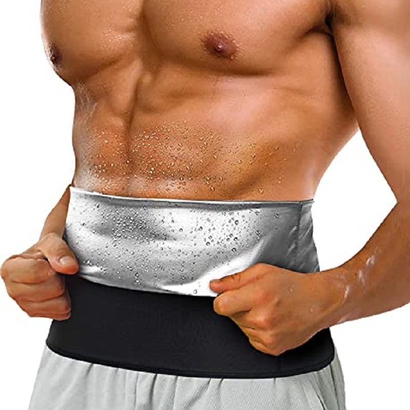 Waist Trainer for Men Trimmer Sauna Sweat Workout Body Shaper Slimming Wrap  Belt