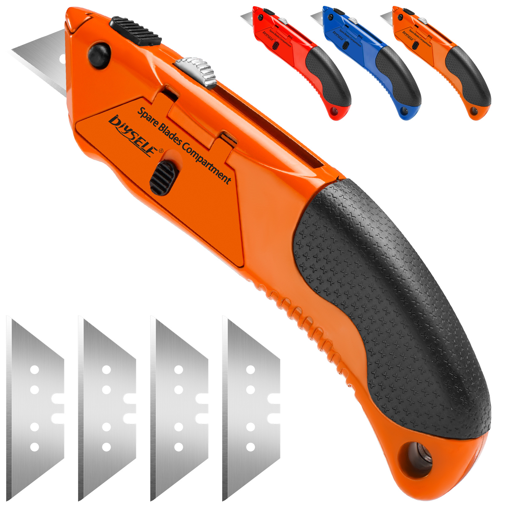Utility Knife Box Cutter Retractable Blade Storage Design - Temu