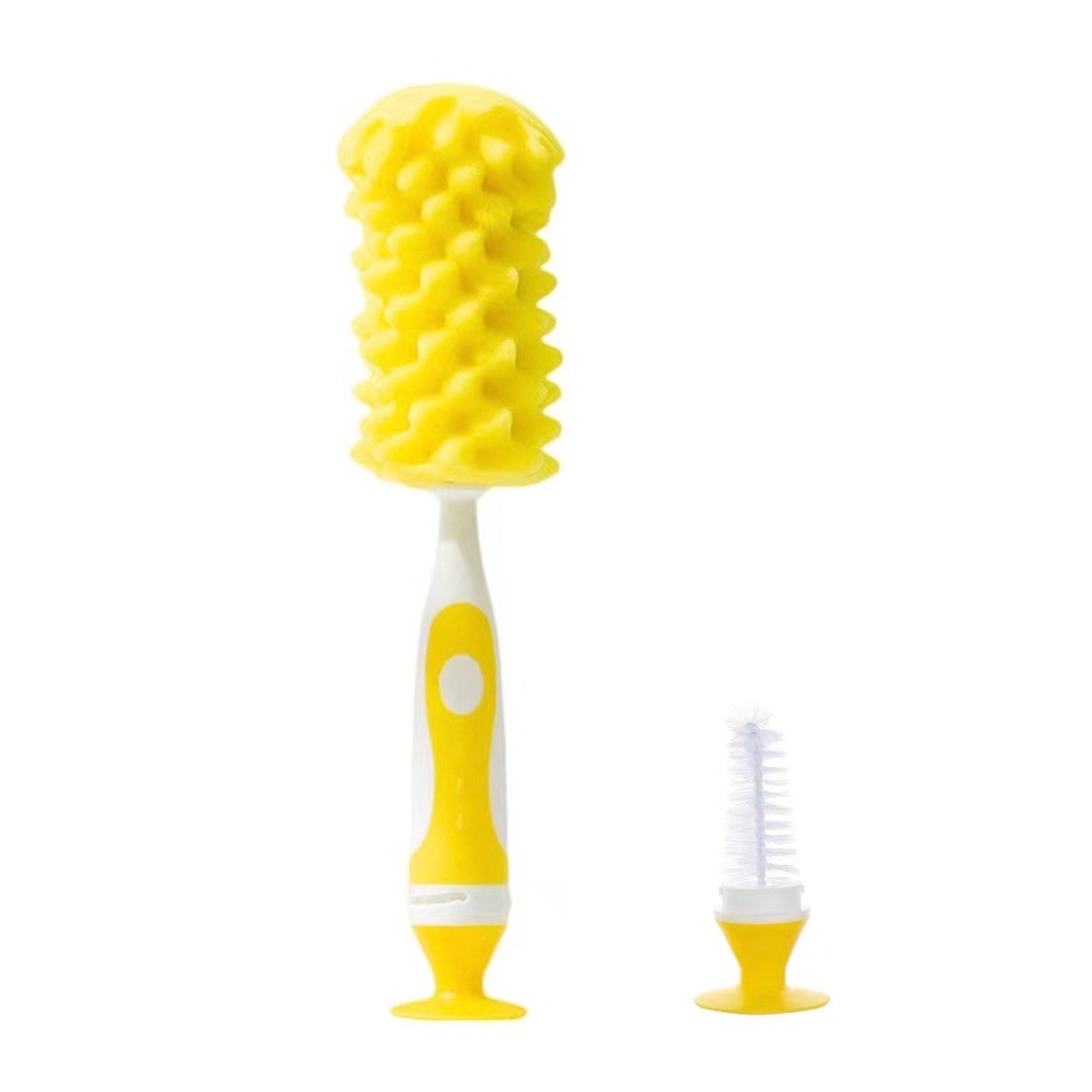 2 Piezas - cepillos multifuncionales de esponja para biberones de tacto  suave con cepillo para la boquilla - Color a escoger - Temu