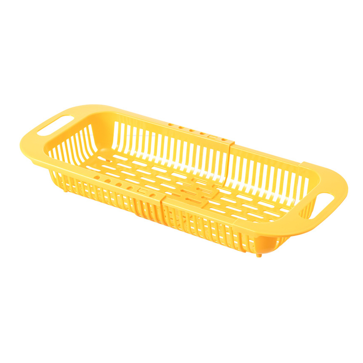 Dropship 1pc Retractable Adjustable Vegetable Drain Basket; Rectangular  Plastic Basket; Household Kitchen Dishwashing And Vegetable Rack; Sink  Drain Basket to Sell Online at a Lower Price