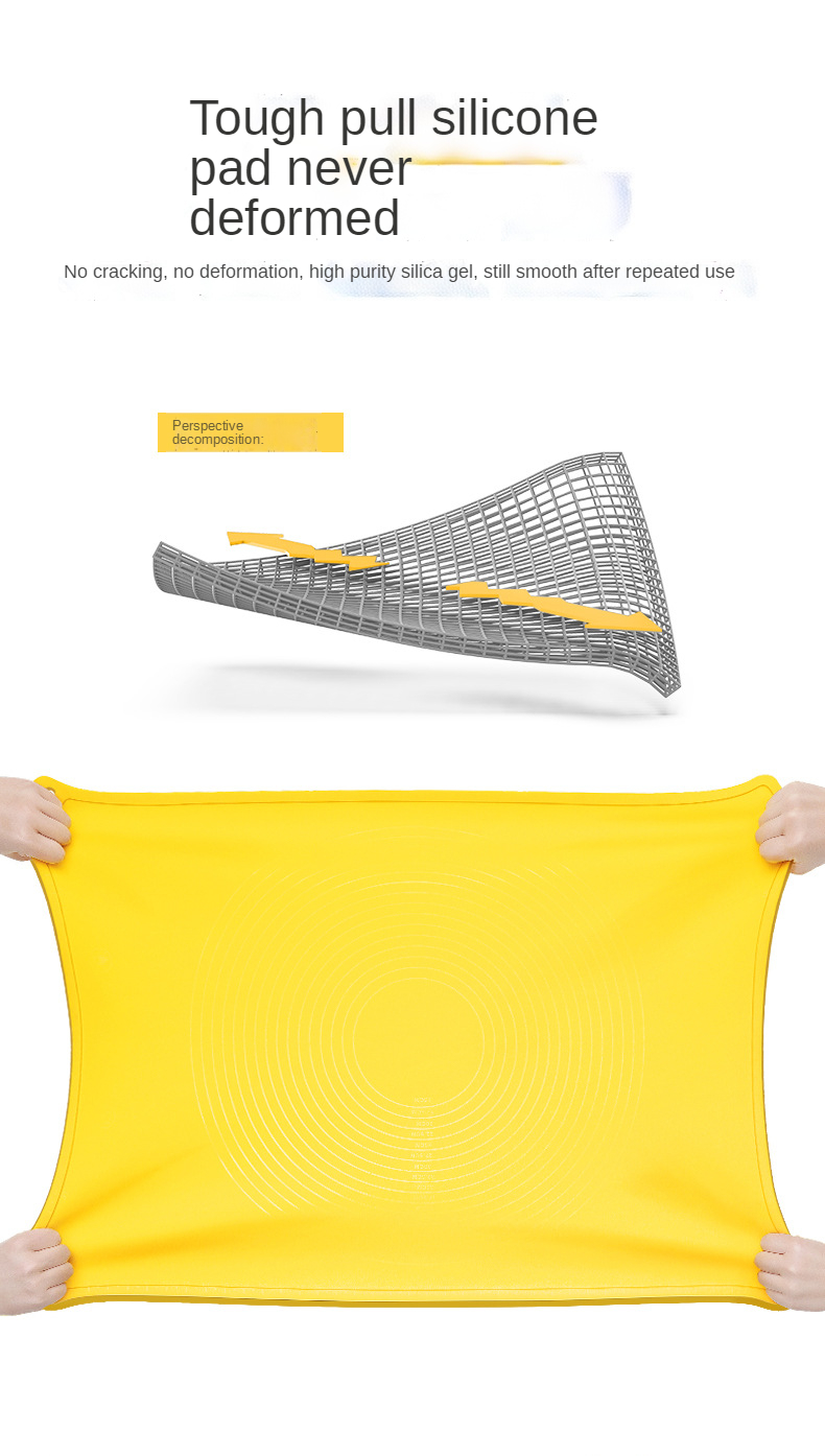 Baking Mat Engraved Scales Thickened Silicone Kneading Mat Temu