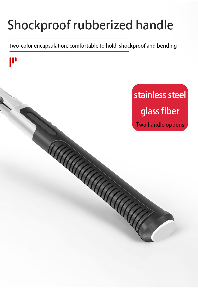1pc Claw Hammer, Professional Woodworking Joinery Home Carpentry Hand Hammer, Nail Hammer, Non-Slip Multifunctional Handle Hammer