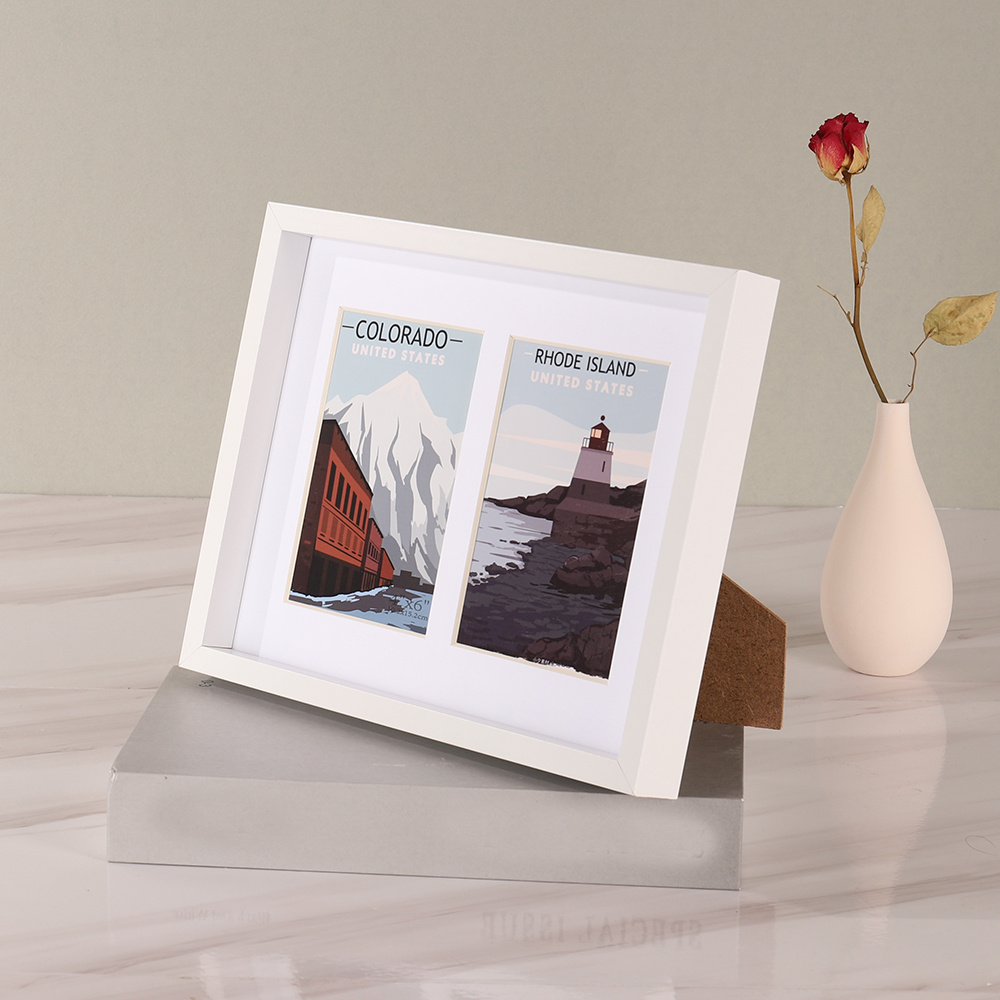 Wooden Photo Frame Pendulum Office Desktop Mounted Photo Temu