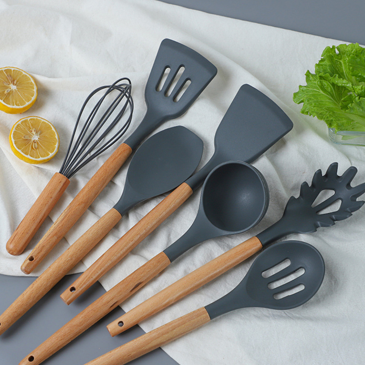 Utensili da cucina in Silicone resistente al calore Set di