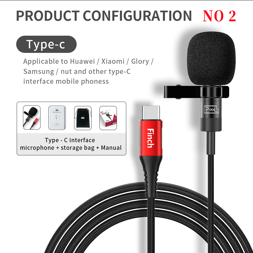 Micrófono Lavalier inalámbrico BOYA para teléfono inteligente Android USB  C, tableta, mini micrófono externo de solapa tipo C para teléfono móvil,  micrófono con clip para grabación de vídeo, podcast, transmisión en vivo