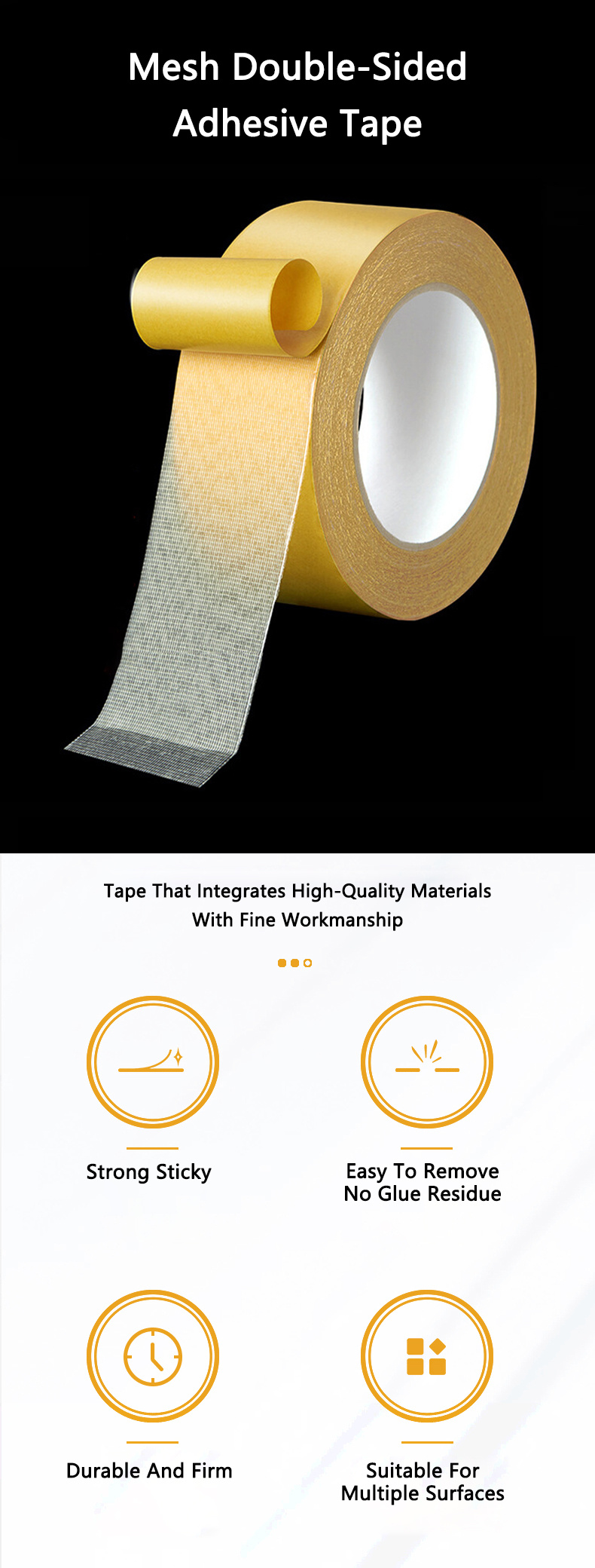 Double sided Tape Super Strong Adhesive Easy To Remove - Temu